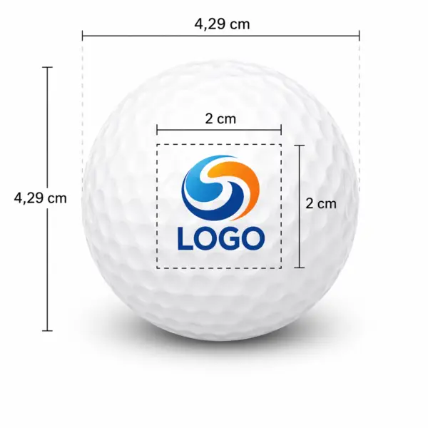 Golfballen met logo